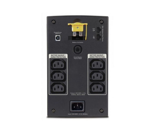 APC BX950UI BACK X 950VA 480W/ AVR/6xIEC/USB - 260376 - zdjęcie 2